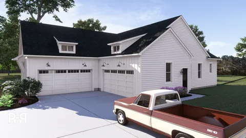 The Sycamore house plan, exterior view 5